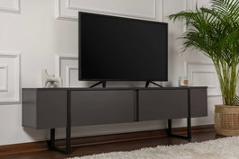 Nordure Soporte para TV Serenity Antracita y Negro